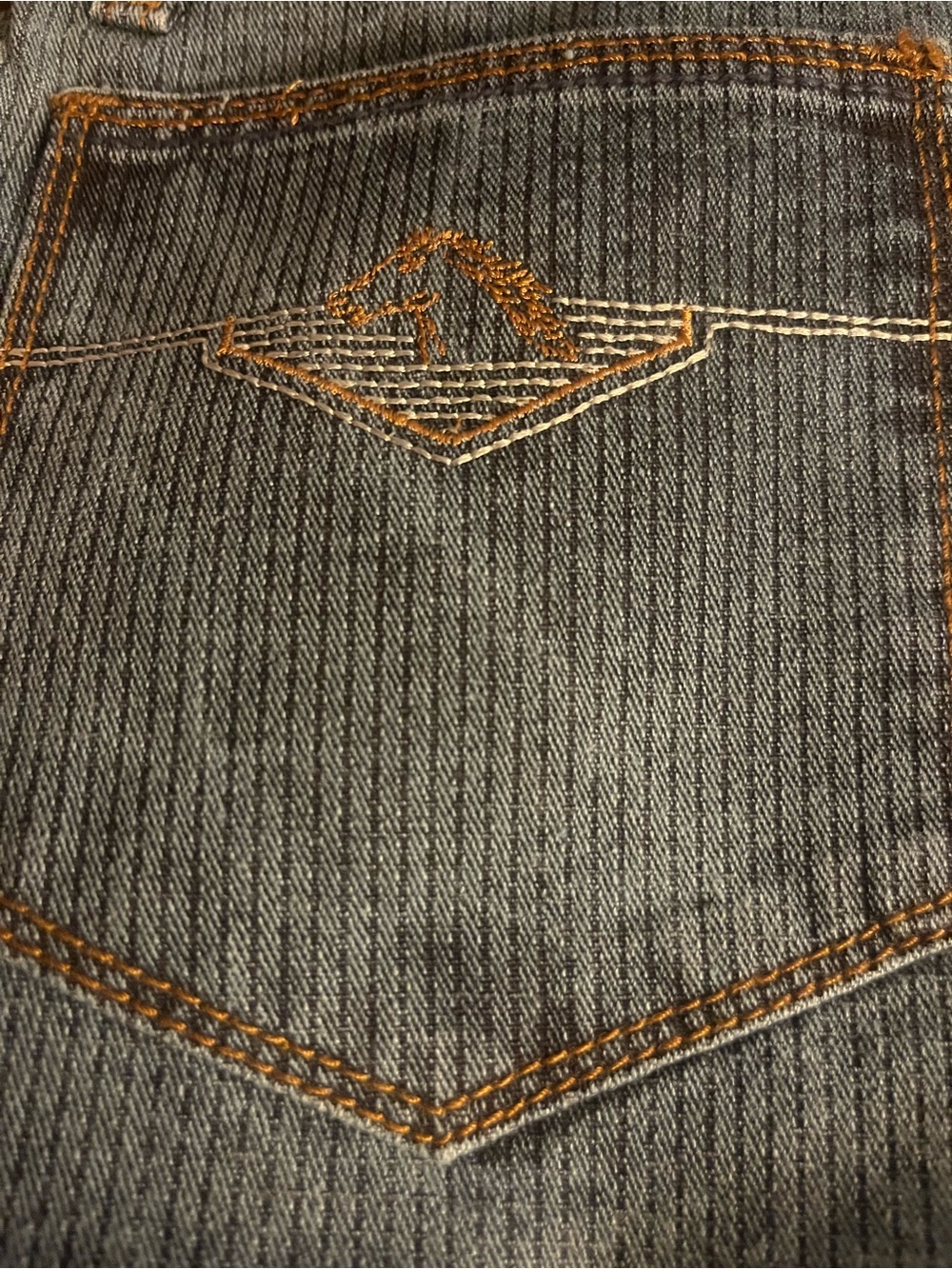 Vintage Jordache Men's Pinstripe Jeans - Picture 4 of 7